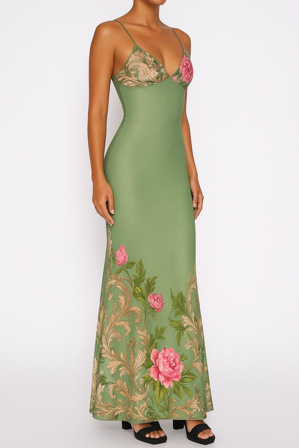 Lila – Elegant Summer with Floral Print Dress for Women - Image 1