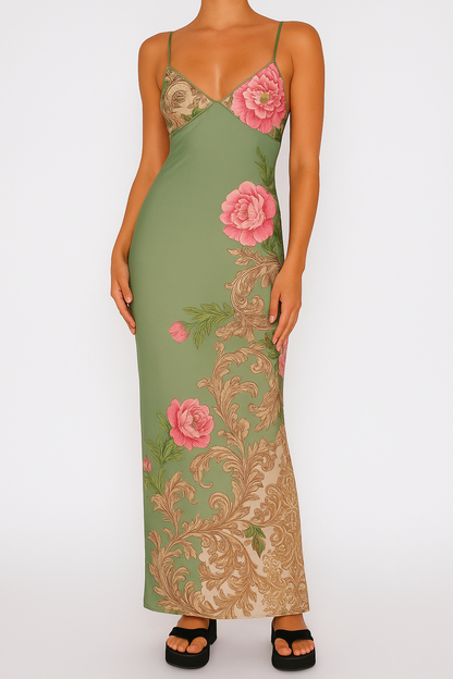 Lila – Elegant Summer with Floral Print Dress for Women - Image 7