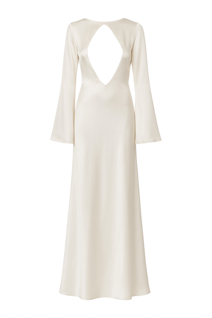 Franziska – Elegant Satin Evening Dress for Women - Image 2