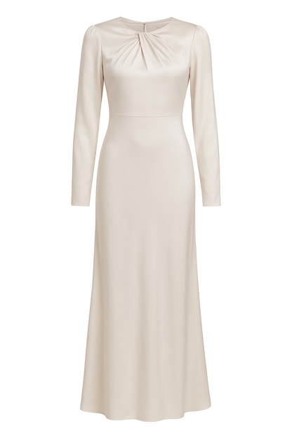 Franziska – Elegant Satin Evening Dress for Women - Image 3