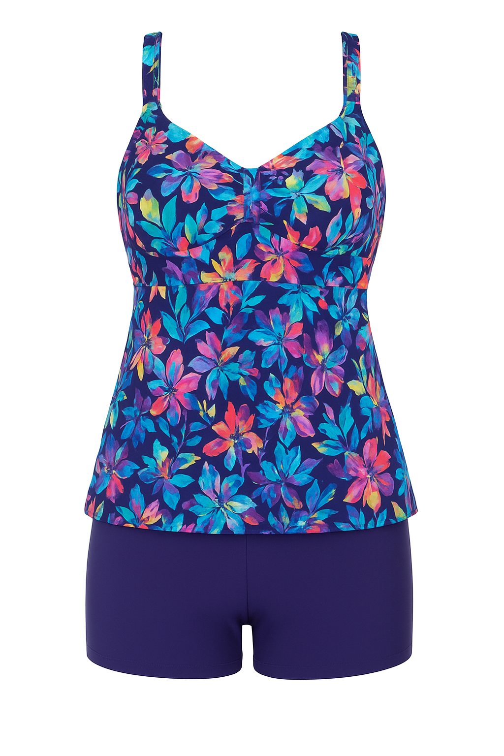 Daniela – Stylish Tankini with Shorts Set for Women - Image 2