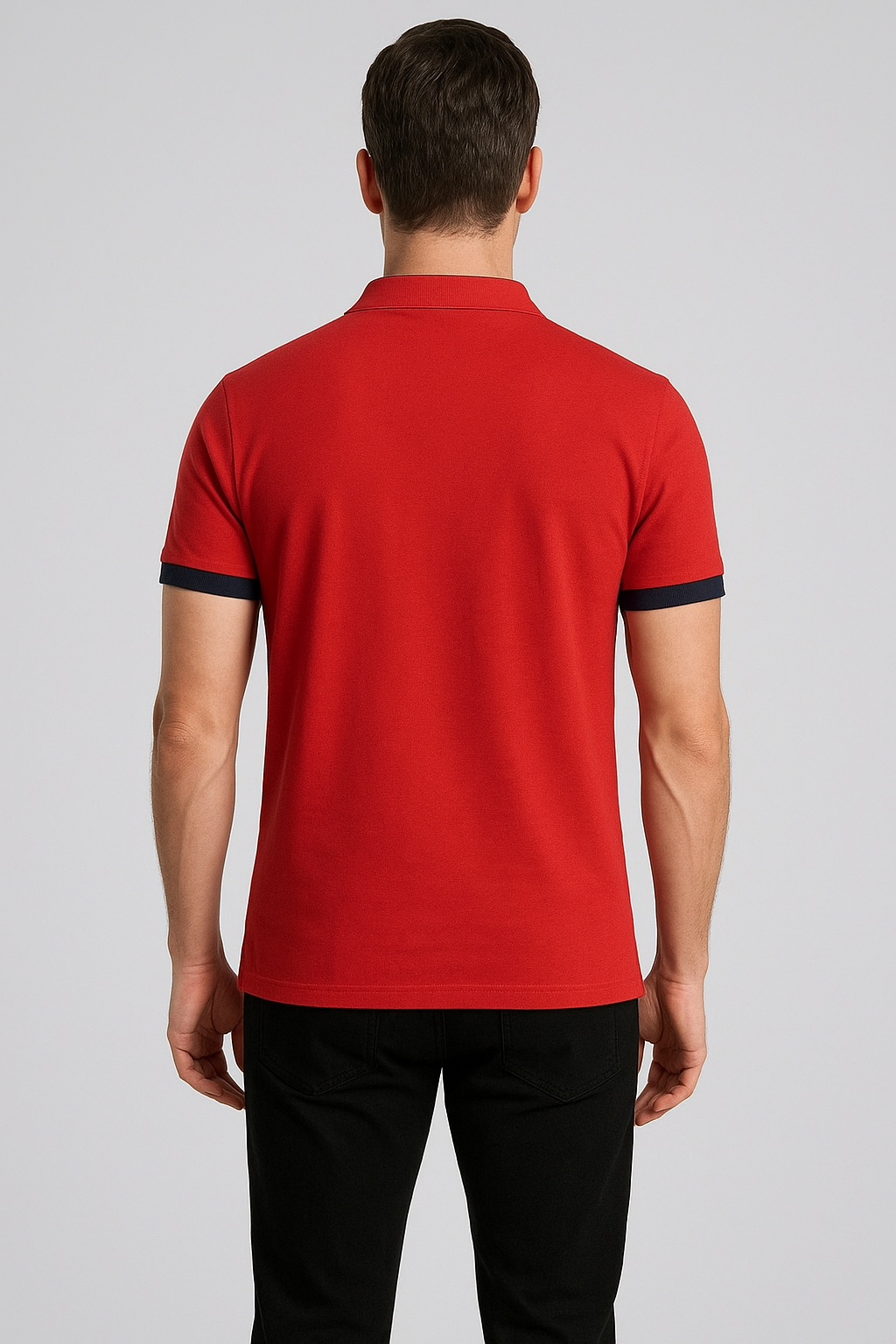 Lucas – Classic Fit Polo Shirt for Men - Image 2