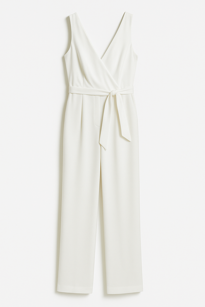 Clara – Chic Wrap Jumpsuit for Women - Image 1