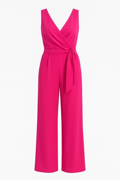 Clara – Chic Wrap Jumpsuit for Women - Image 4