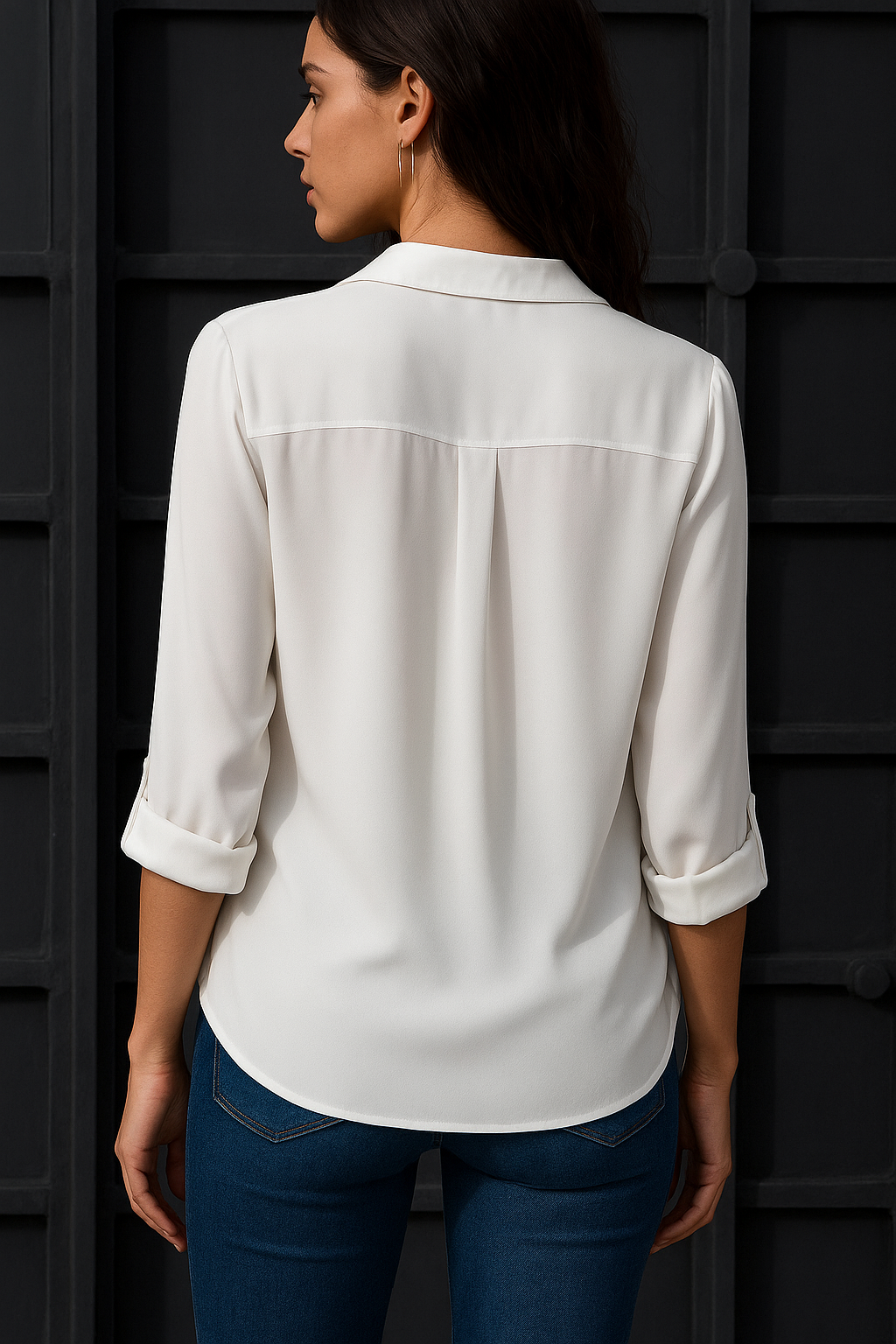 Paula – Elegant Lightweight V-Neck Blouse for Women - Image 9