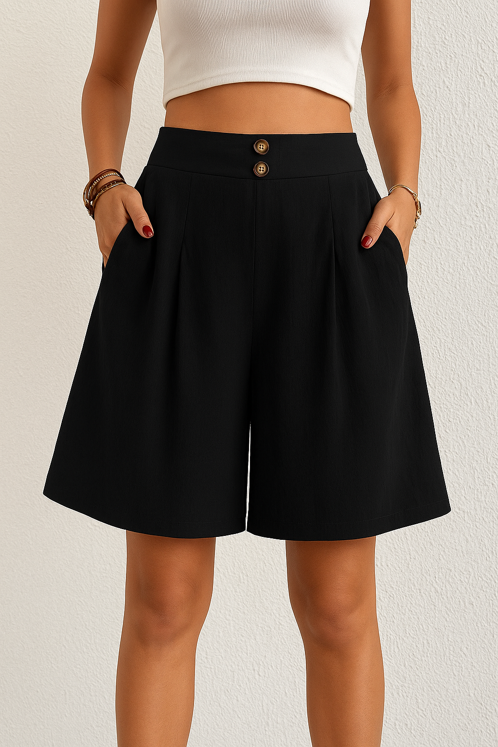 Charlotte – Chic  High-Waisted Shorts for Women - Image 8
