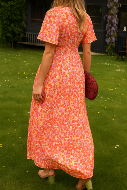 Lotte – Elegant V-neck and feminine fit Dress for Women - Image 3