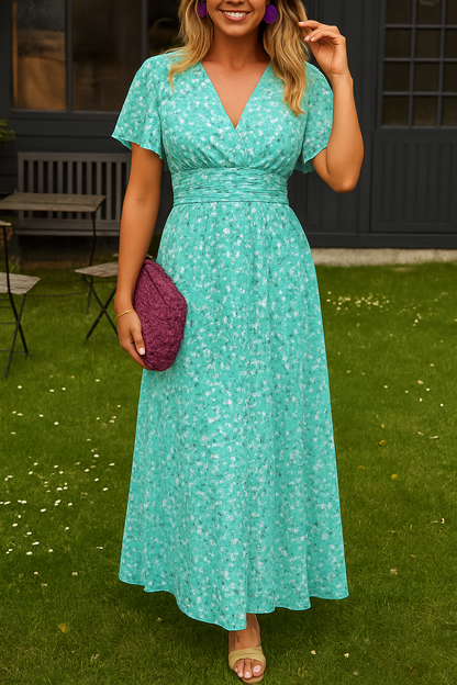 Lotte – Elegant V-neck and feminine fit Dress for Women - Image 6