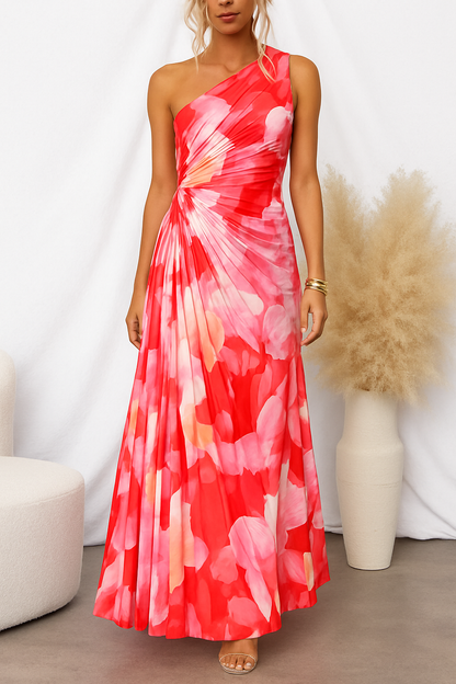 Christa – Elegant Pleated Summer Dress for Women - Image 1