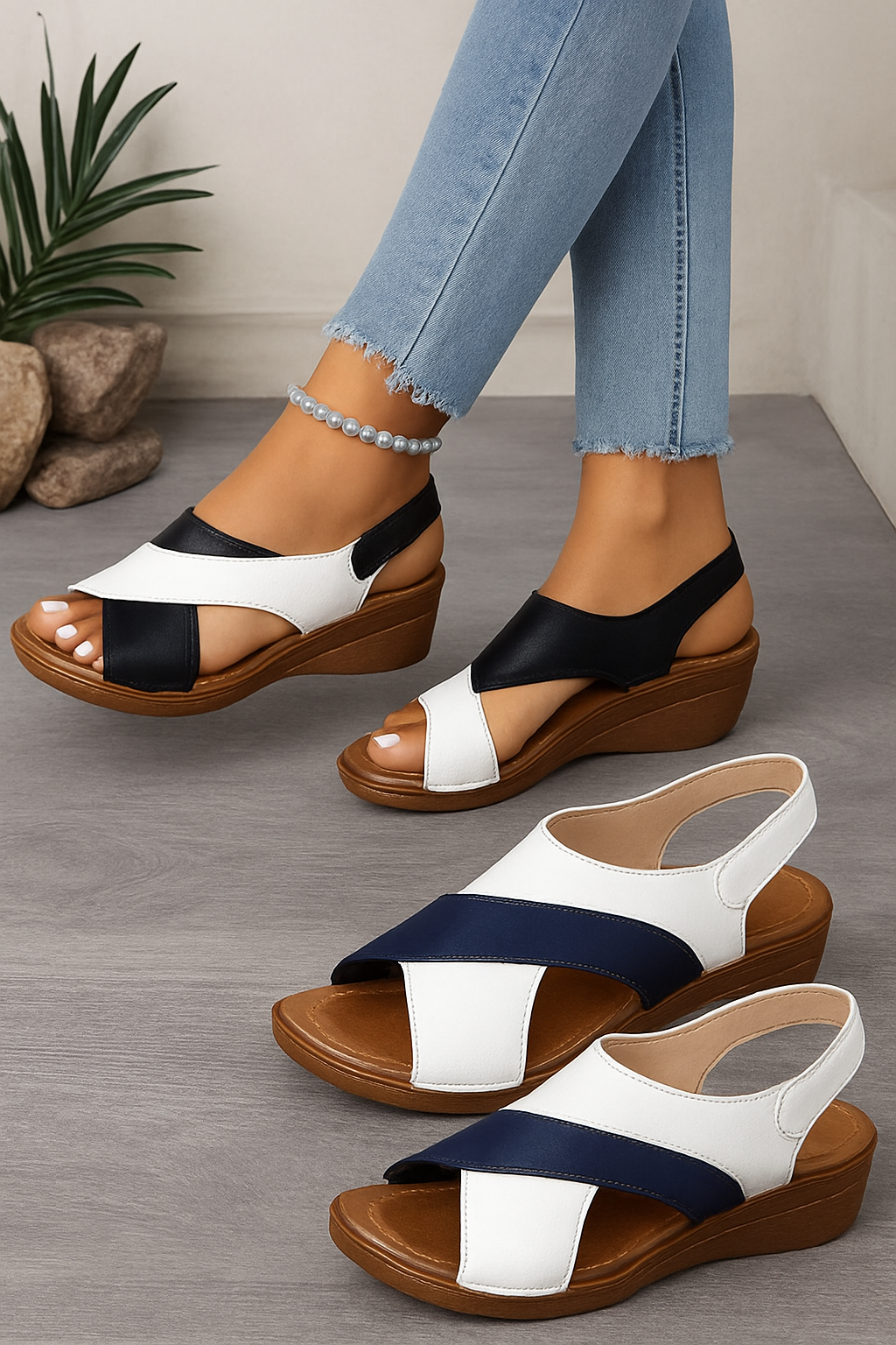 Nadine – Stylish Slingback Orthopedic Sandals for Women - Image 1