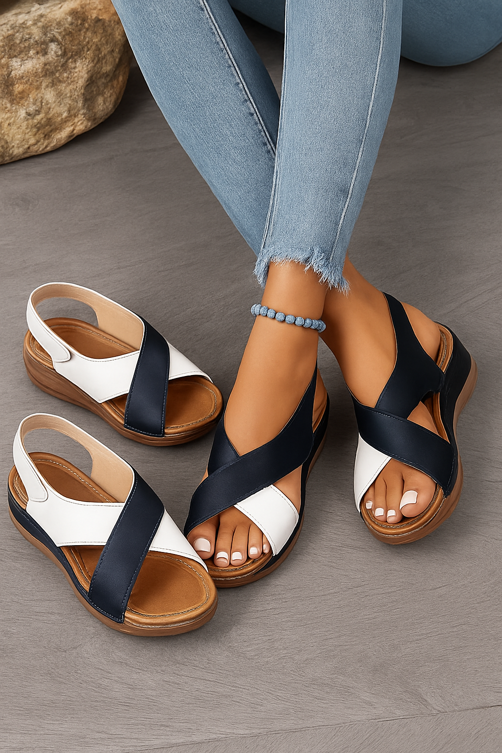 Nadine – Stylish Slingback Orthopedic Sandals for Women - Image 2