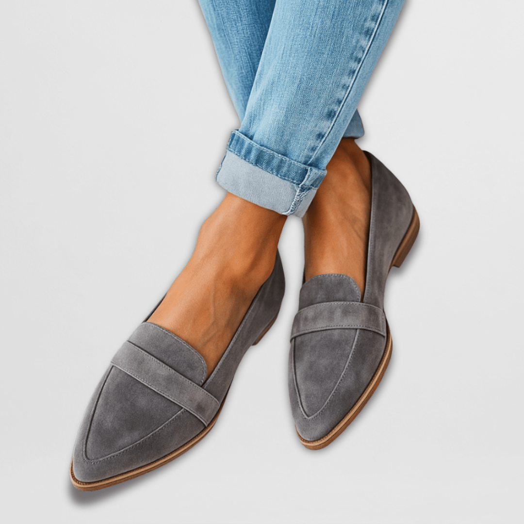Mia – Women Suede Loafers - Image 2