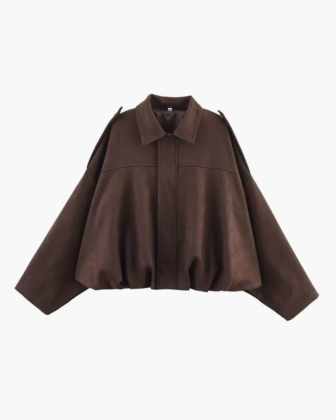 Kurtka bomberowa damska, oversize, z zamkiem błyskawicznym - J&B; - 6 - Livia-Moda
