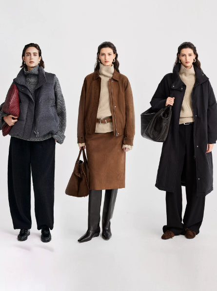 Damska bluzka oversize z wysokim kołnierzem i swobodnym krojem - J&B; - 3 - Livia-Moda