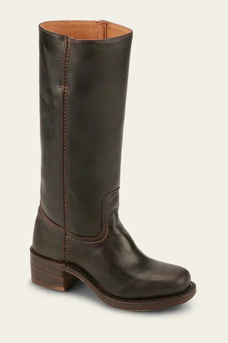 Wadenhohe Stiefel für Damen – Elegantes Modell mit geschlossener Spitze und Blockabsatz - 8 - Jasminaboutique.com