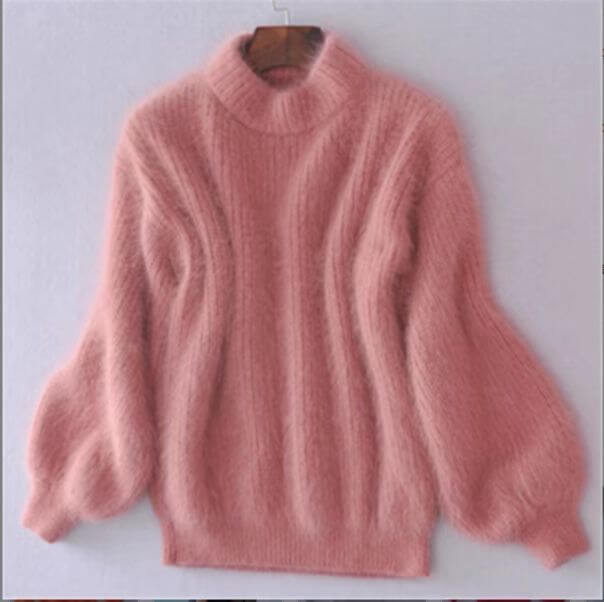 Damska bluza oversize z stójką i luźnym krojem - J&B; - 3 - Livia-Moda