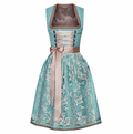 Dirndl damski o klasycznym kroju z dekoltem w kształcie serca i eleganckim haftem - J&B; - 6 - Livia-Moda