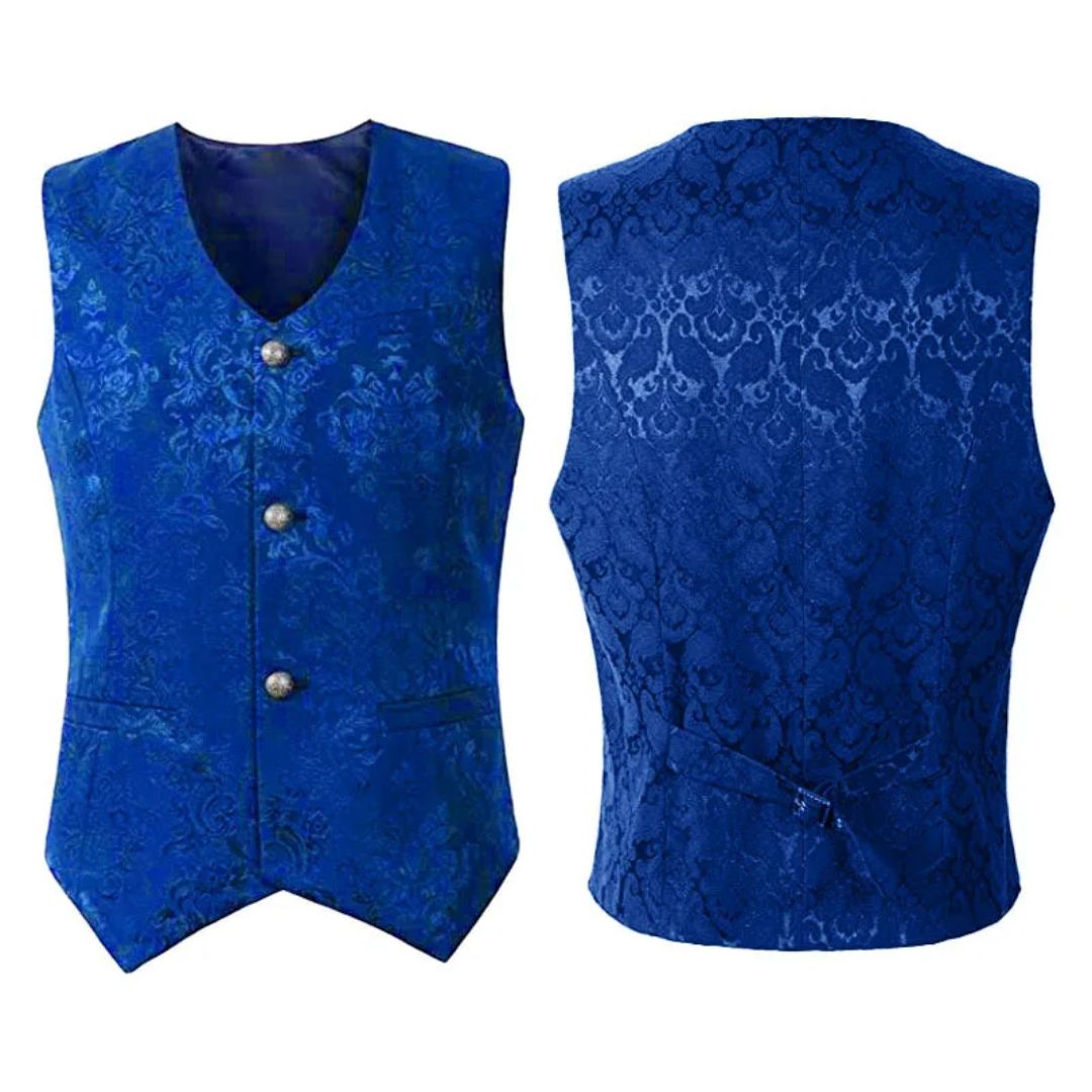 Elegancka damska kamizelka o dopasowanym kroju i z unikalnym wzorem - J&B; - 1 - Livia-Moda