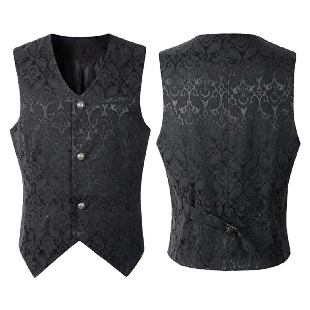 Elegancka damska kamizelka o dopasowanym kroju i z unikalnym wzorem - J&B; - 2 - Livia-Moda