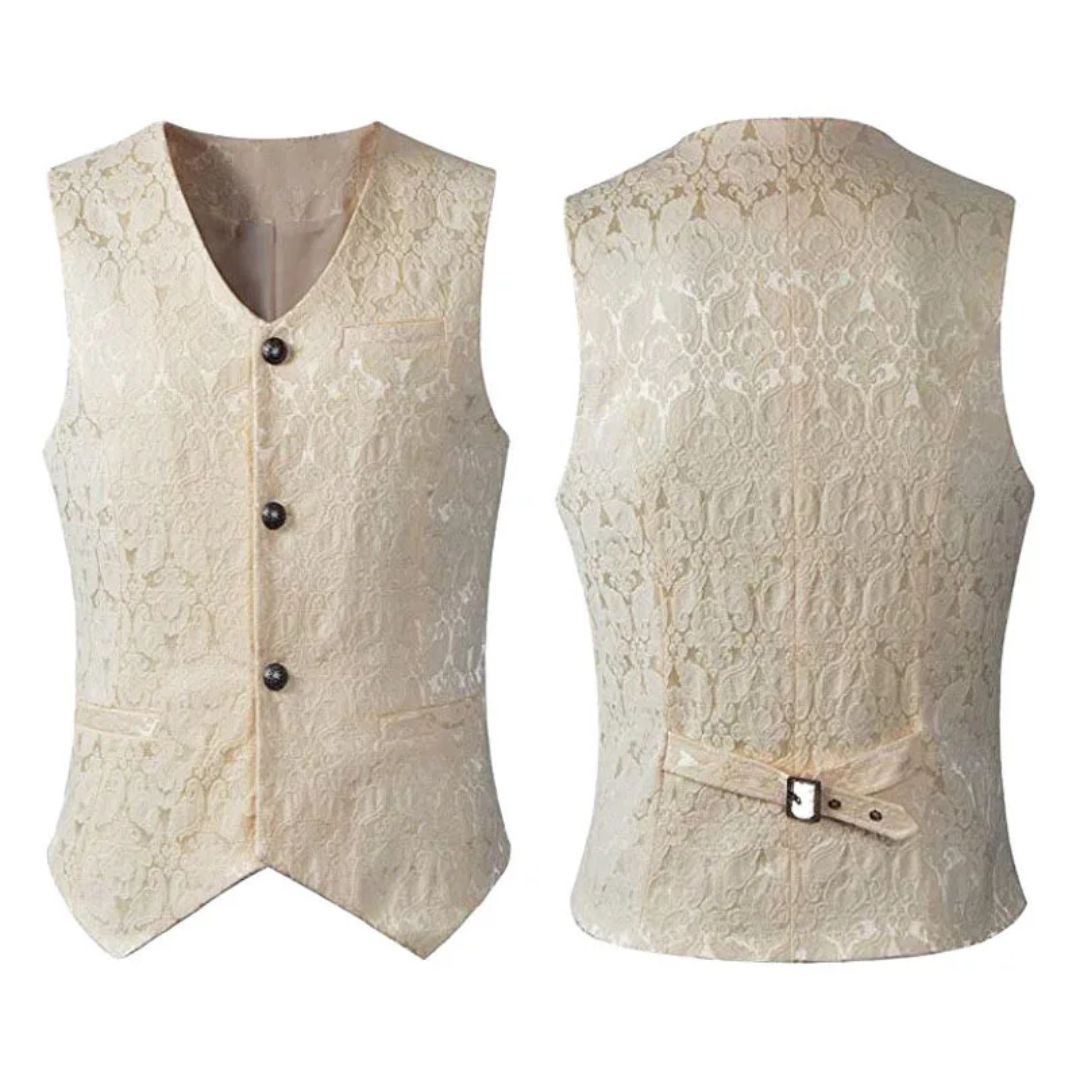 Elegancka damska kamizelka o dopasowanym kroju i z unikalnym wzorem - J&B; - 3 - Livia-Moda
