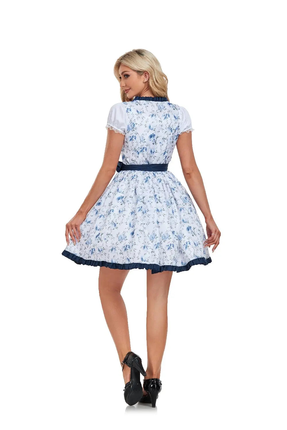 Dirndl dla kobiet w tradycyjnym stylu z kwiatowym wzorem - J&B; - 2 - Livia-Moda