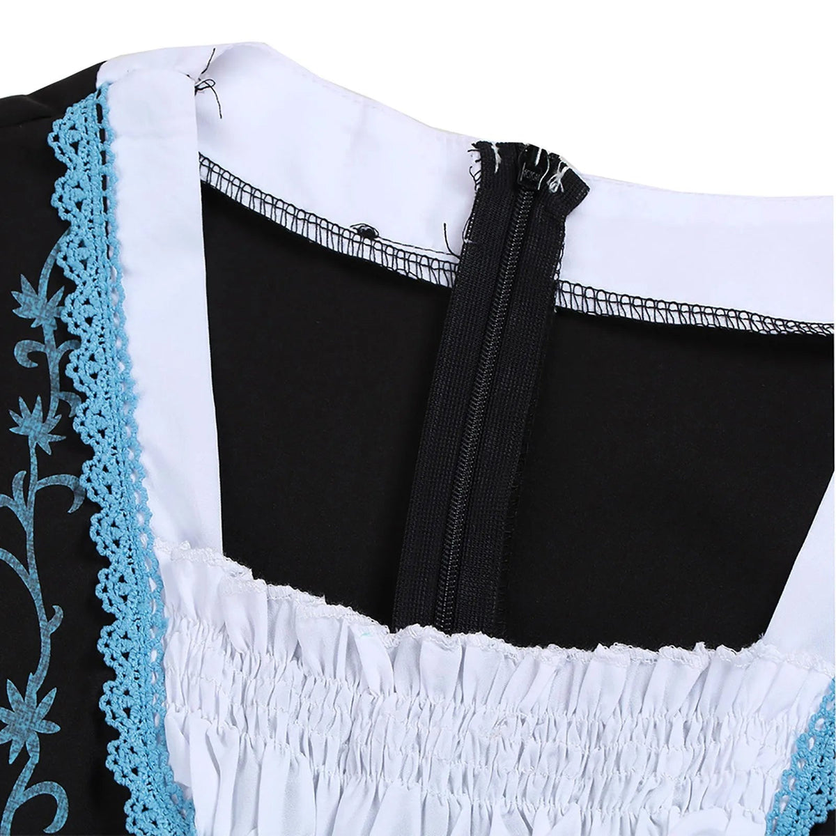 Sukienka damska w stylu tradycyjnym na Oktoberfest z eleganckim haftem - J&B; - 6 - Livia-Moda