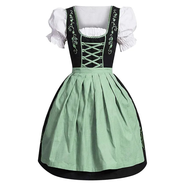 Sukienka damska w stylu tradycyjnym na Oktoberfest z eleganckim haftem - J&B; - 8 - Livia-Moda