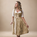 Dirndl dla kobiet z eleganckimi koronkowymi rękawami i podkreślającym sylwetkę krojem - J&B; - 4 - Livia-Moda
