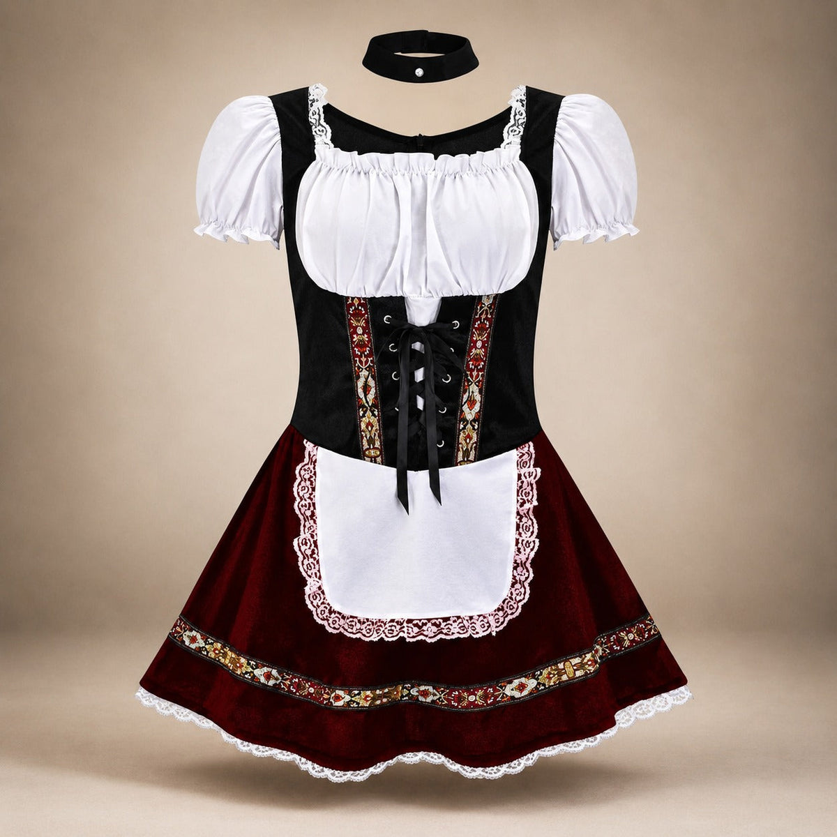 Kobiecy dirndl z bufiaszymi rękawami – styl J&B - 11 - Stylpuls