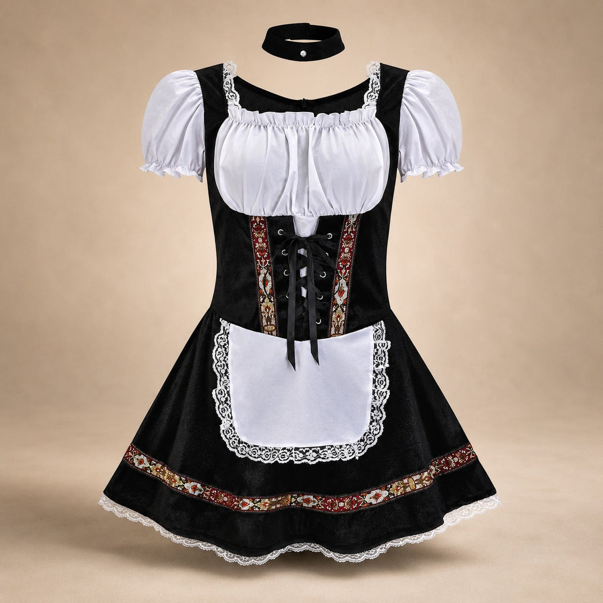 Kobiecy dirndl z bufiaszymi rękawami – styl J&B - 12 - Stylpuls