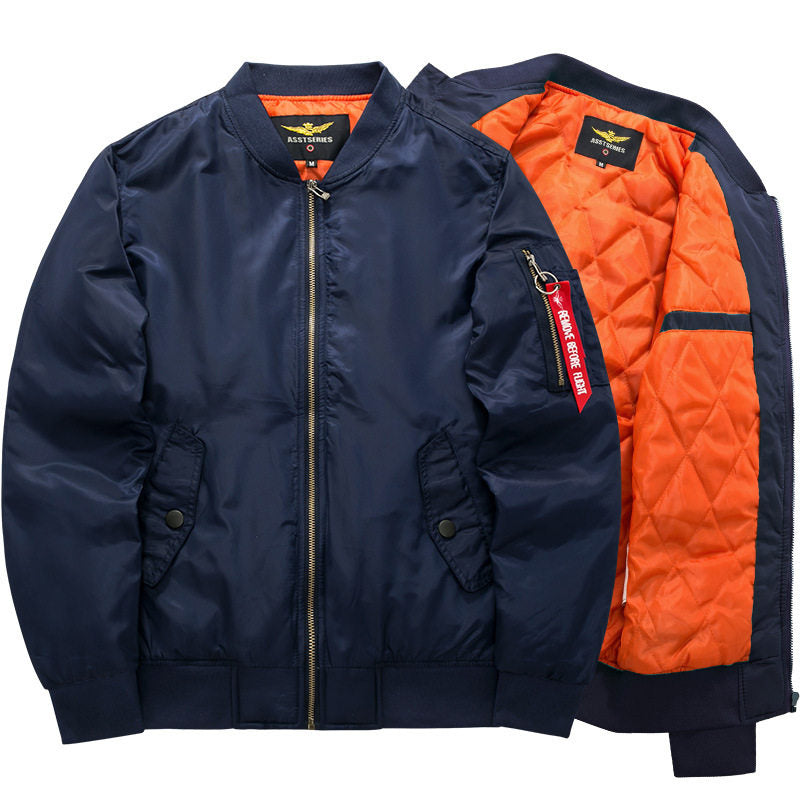Herren Bomberjacke mit gestepptem Innenfutter und lässiger Passform | A&B - 5 - Annoboutique