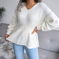 Pullover Damen mit V-Ausschnitt und schmeichelnder Passform | A&Z - 5 - Atelier-Zofia