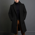 Płaszcz męski o klasycznym kroju z wyrazistym kołnierzem | L&V - 1 - Livia-Moda