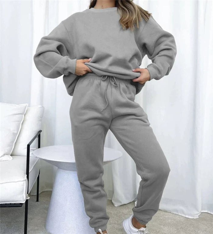 Lounge Set Damen mit lässigem Schnitt und elastischem Bund | A&Z - 1 - Atelier-Zofia
