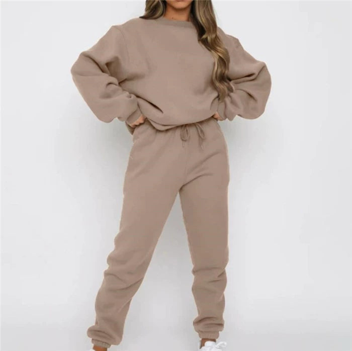 Lounge Set Damen mit lässigem Schnitt und elastischem Bund | A&Z - 2 - Atelier-Zofia