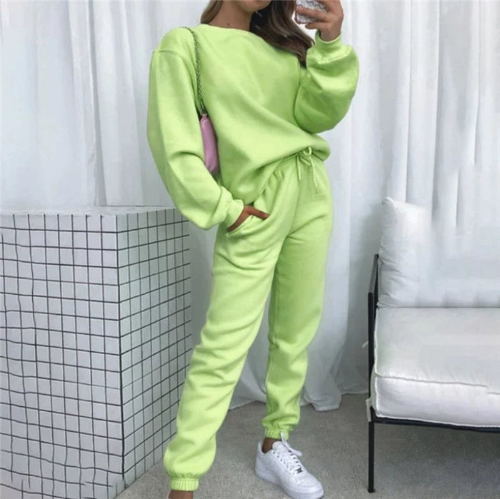 Lounge Set Damen mit lässigem Schnitt und elastischem Bund | A&Z - 3 - Atelier-Zofia