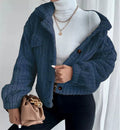 Damen Jacke mit lässigem Schnitt und Knopfverschluss | A&Z - 1 - Atelier-Zofia