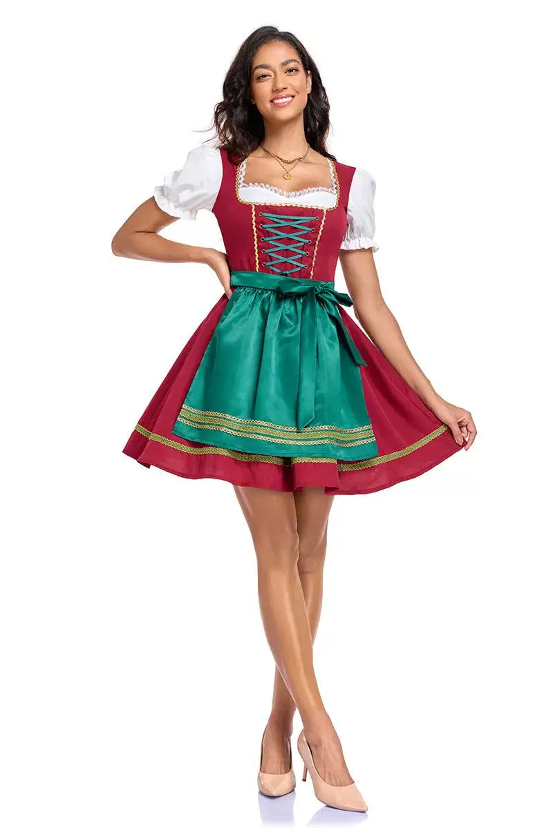 Dirndl Kleid Damen mit traditionellem Schnitt und schwingendem Rock | A&Z - 1 - Atelier-Zofia