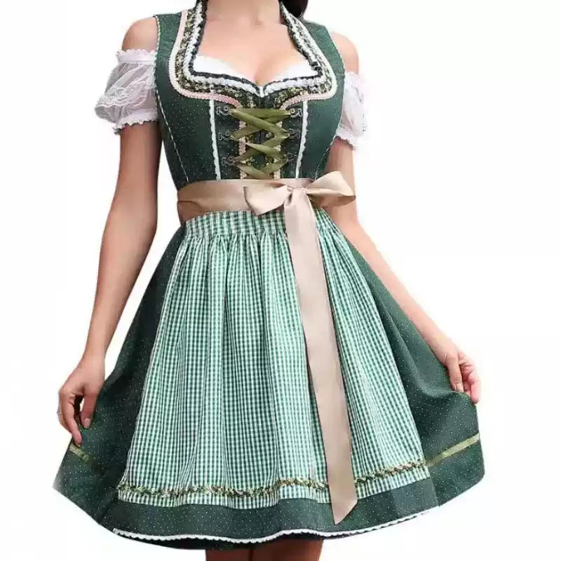 Dirndl Dress Women's Cut with Lacing Feature | M&B - 3 - Modern britwear