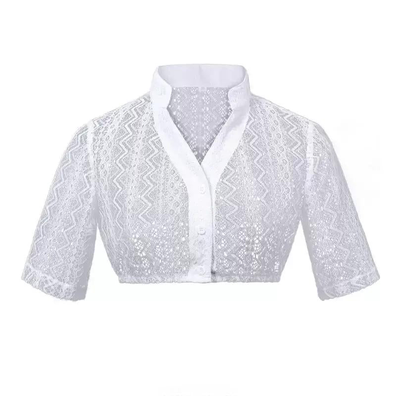 Bluse Damen mit Rüschendetails und tailliertem Schnitt | A&Z - 5 - Atelier-Zofia