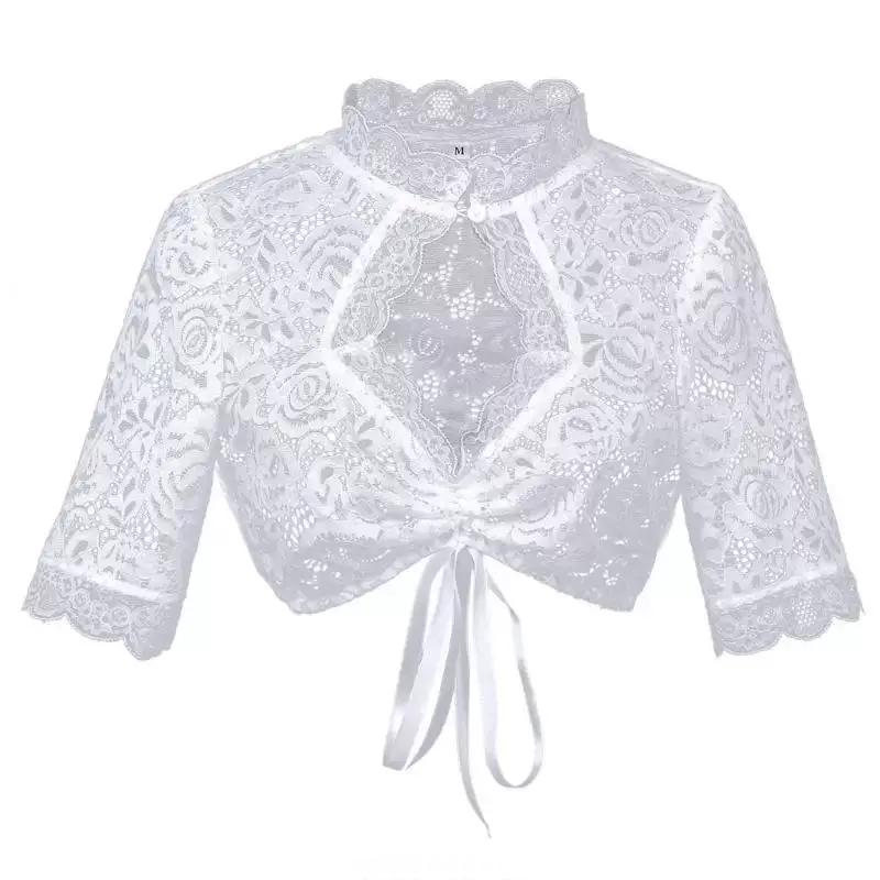 Bluse Damen mit Rüschendetails und tailliertem Schnitt | A&Z - 6 - Atelier-Zofia