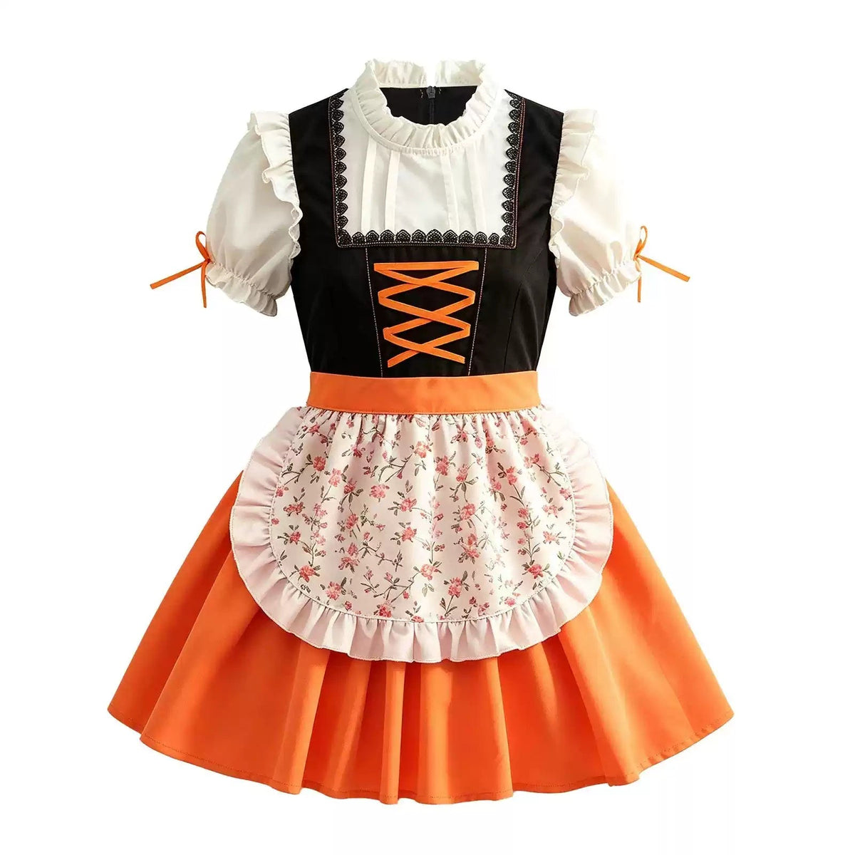 Dirndl Damen mit figurbetontem Schnitt und Rüsche | A&Z - 3 - Atelier-Zofia