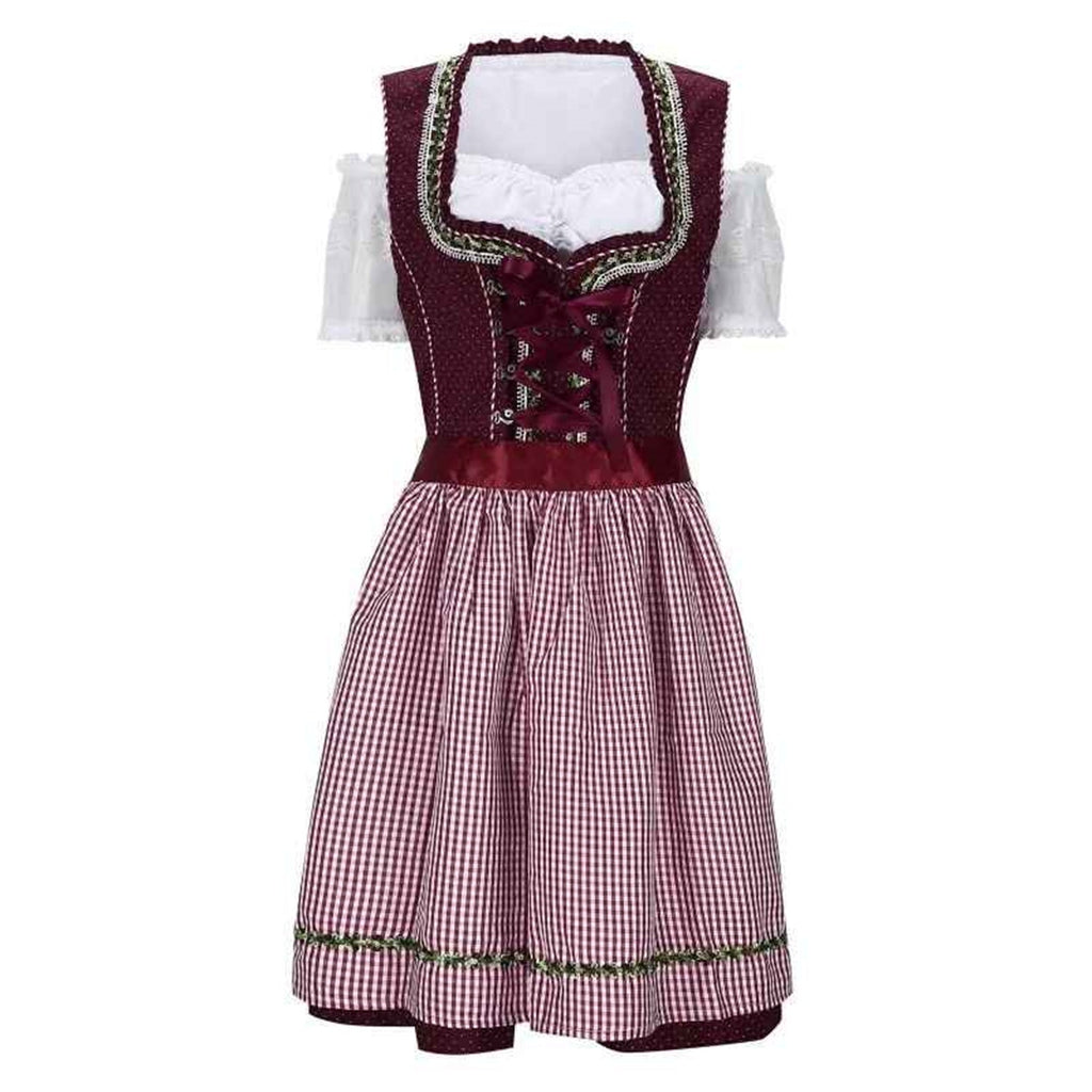Dirndl Kleid Damen mit figurbetontem Schnitt und verspielten Details | A&Z - 3 - Atelier-Zofia
