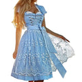 Dirndl Kleid Damen mit Taillengürtel und Rüschendetails | A&Z - 3 - Atelier-Zofia
