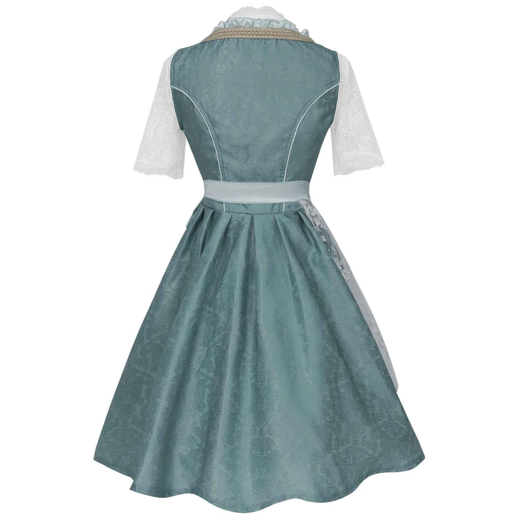 Dirndl Damen mit Taillierung und transparentem Überrock | A&Z - 4 - Atelier-Zofia