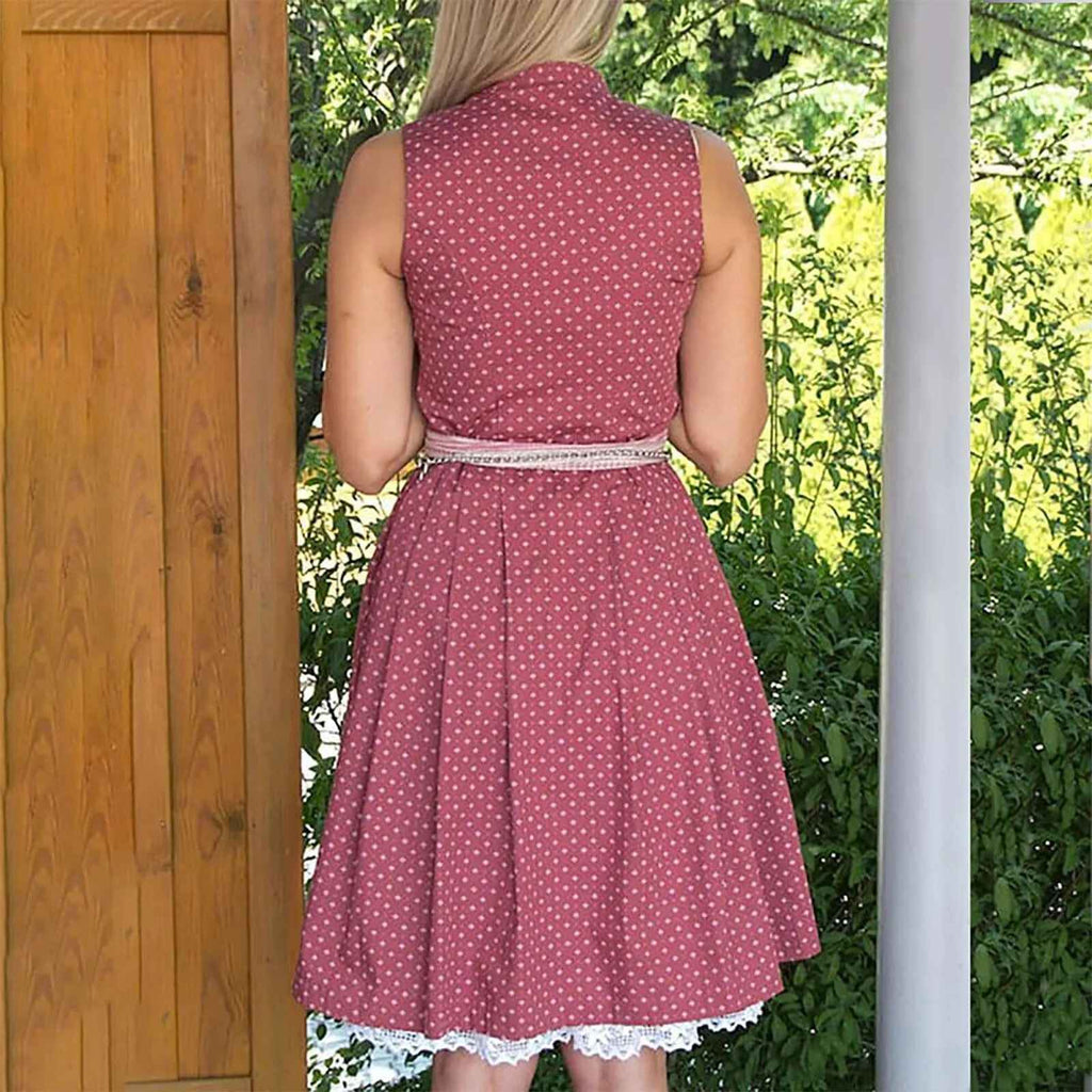 Dirndl Kleid Damen mit tailliertem Schnitt und schwingendem Rock | A&Z - 3 - Atelier-Zofia