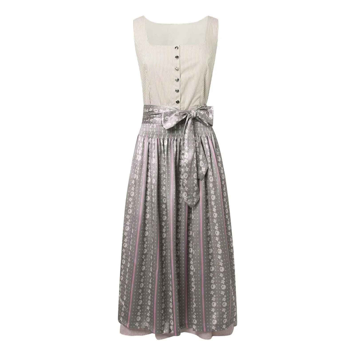 Dirndl Kleid Damen mit traditionellem Schnitt und Taillengürtel | A&Z - 1 - Atelier-Zofia