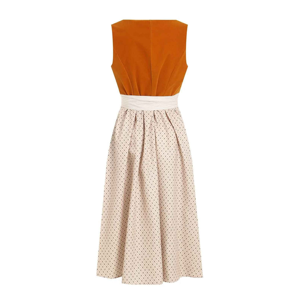 Damenkleid mit tailliertem Oberteil und schwingendem Rock | A&Z - 2 - Atelier-Zofia