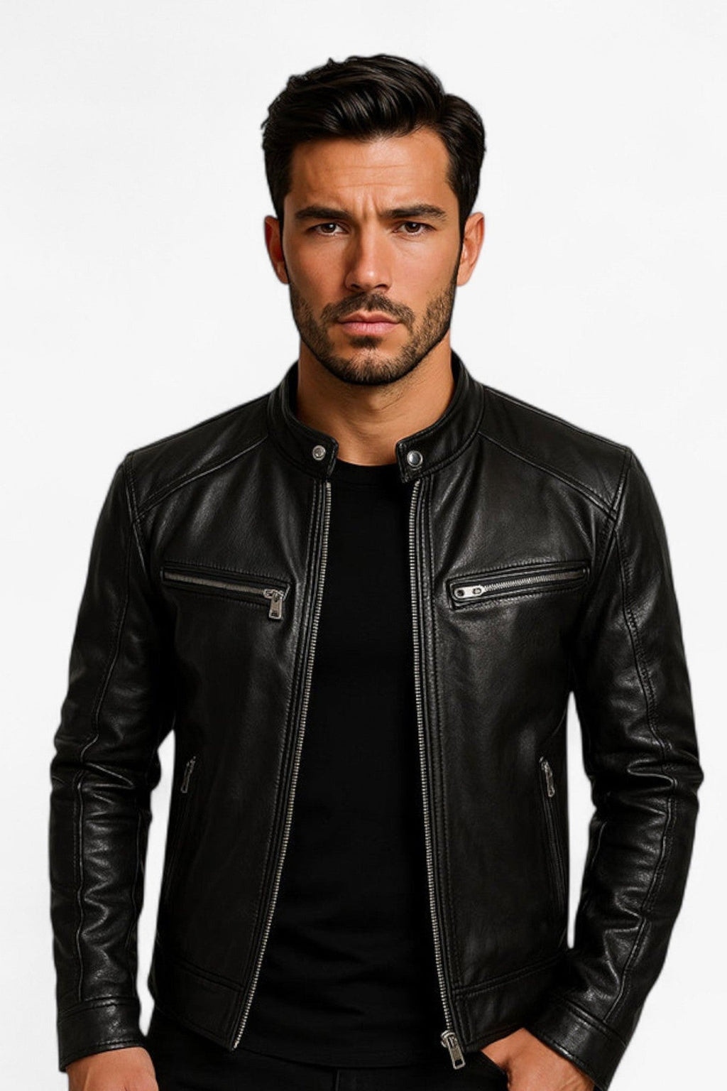 Herren Jacke | Moderner Schnitt mit praktischen Taschen | A&Z - 1 - Atelier-Zofia