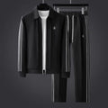Men's Sports Tracksuit with Zip-Up Jacket and Joggers | L&S - 1 - London-stylehouse.com